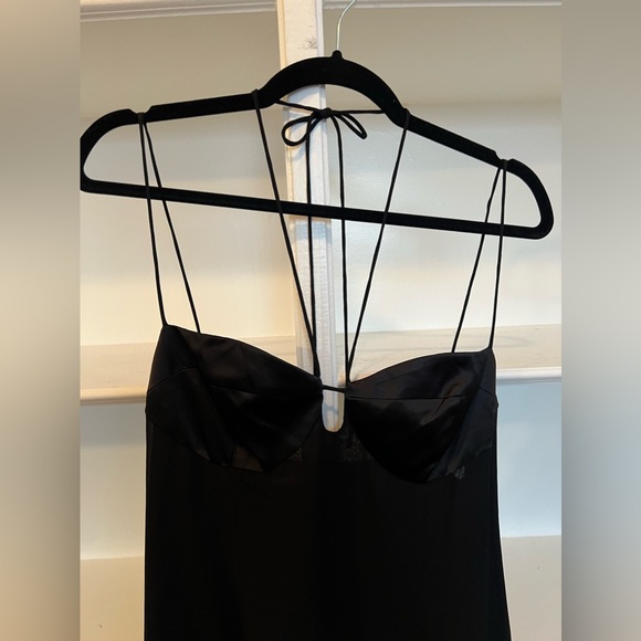 Reformation Black Ocean Dress Mini - 10 - Picture 10 of 12